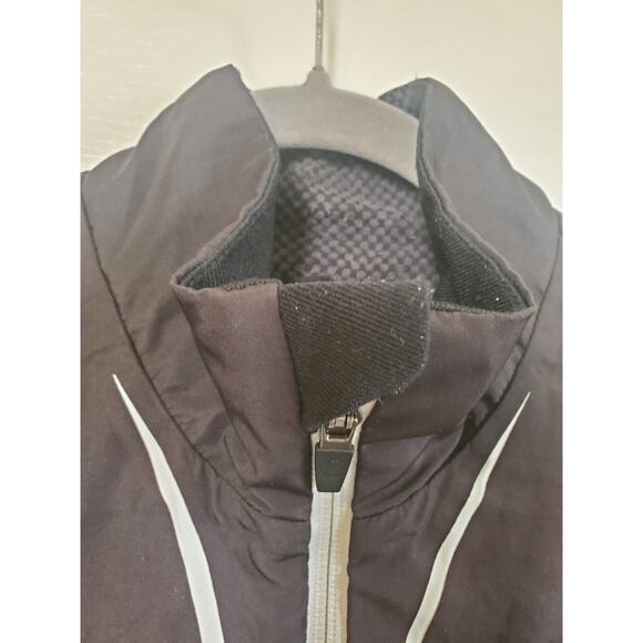Bjorn Daehlie Black White Pattern Full Zip Running Jacket - Women's Size Large - Picture 2 of 14